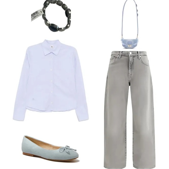 Silver and Dark Blue Hammmered Beaded Bracelet. - Picture 6 of 9